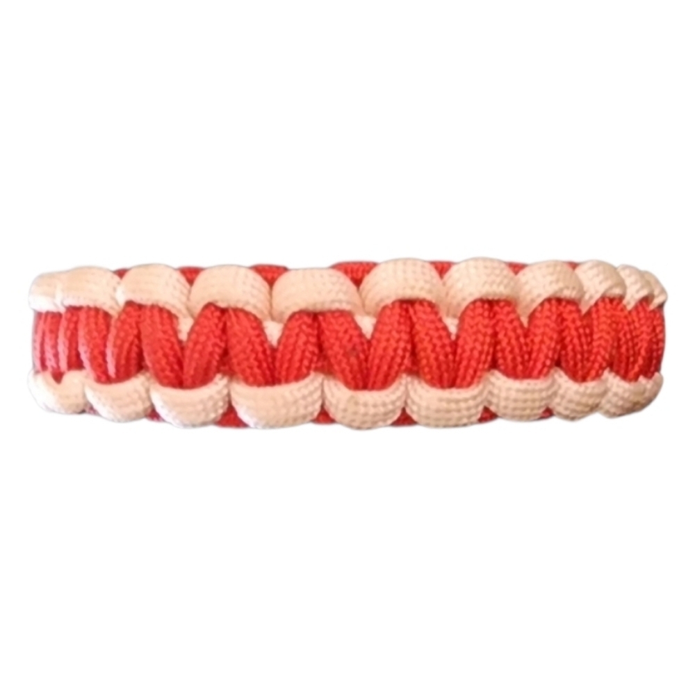 💥4 for $20💥Red and White Paracord Survival Bracelet